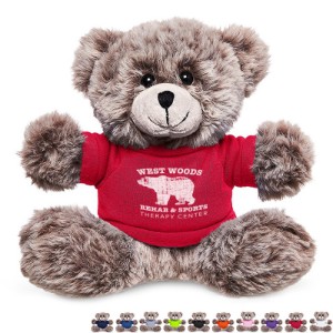 Soft Plush Bear with T-Shirt, 7" - PM9707