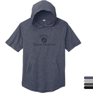 Sport-Tek® PosiCharge® Tri-Blend Wicking Short Sleeve Unisex Hoodie - WJ6083