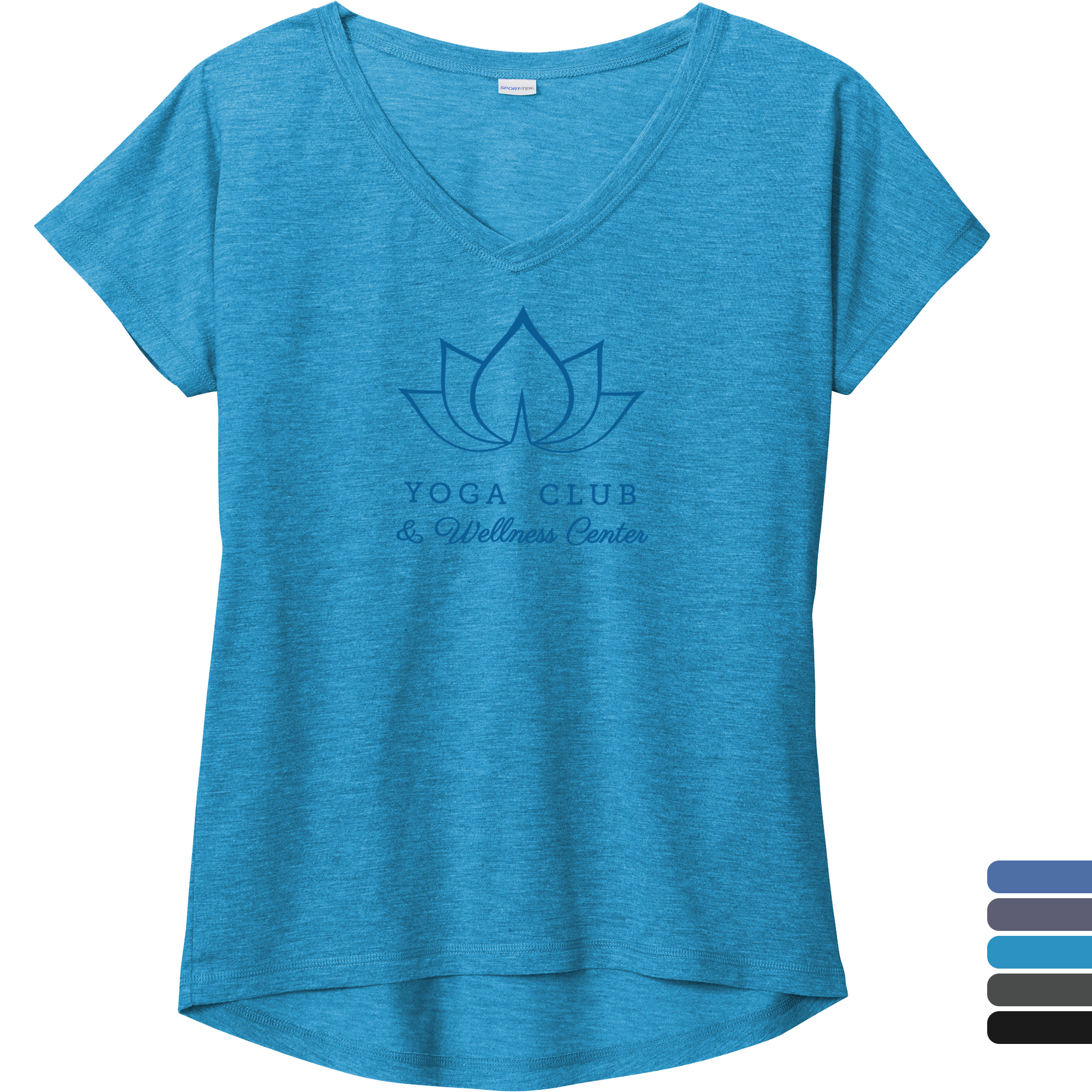 Product Photo 1 Sport-Tek® PosiCharge® Tri-Blend Wicking Ladies' Dolman Tee