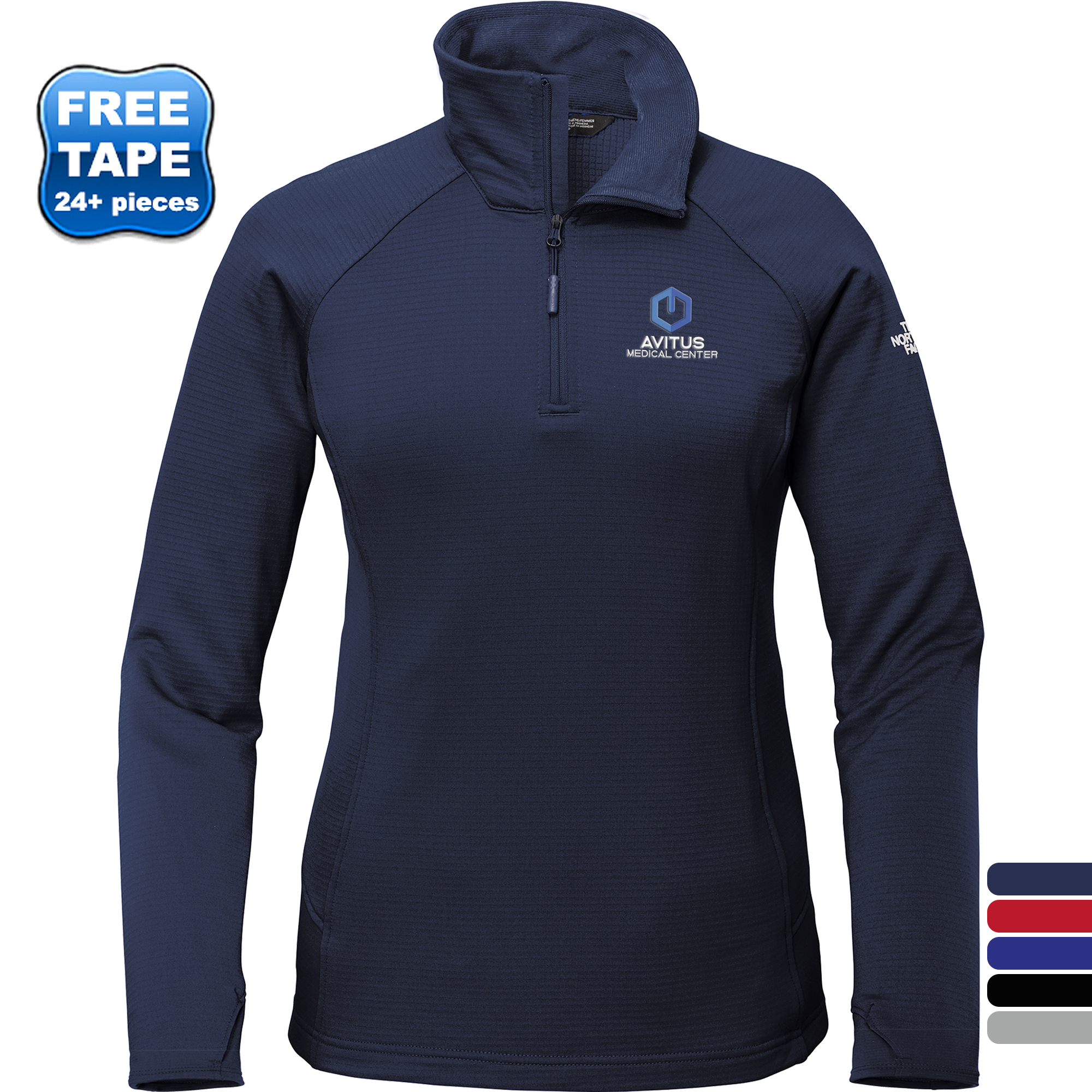 Product Photo 1 The North Face® Mountain Peaks 1/4 Zip Ladies' Fleece