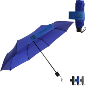 Manual Open Umbrella with PU Strap, 42" Arc - PM9753