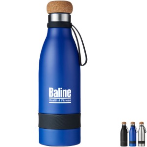 Double Wall Vacuum Bottle with Cork Lid, 19oz. - PM9758