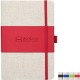 Soft Cover PU and Heathered Fabric Journal, 5-5/8" x 8-3/8"