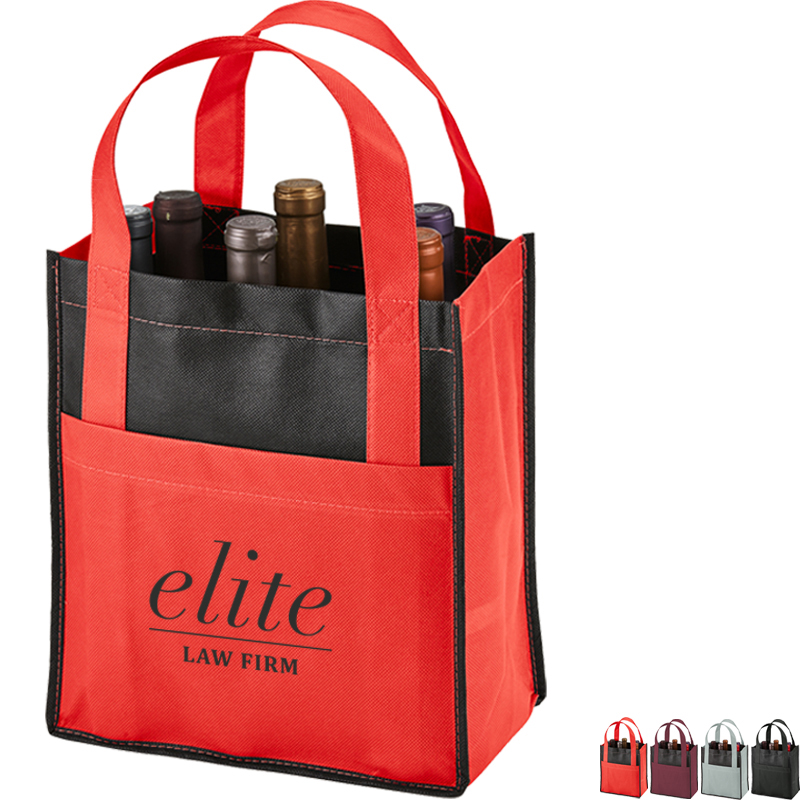 Product Photo 1 Toscana Six Bottle Non-Woven Wine Tote