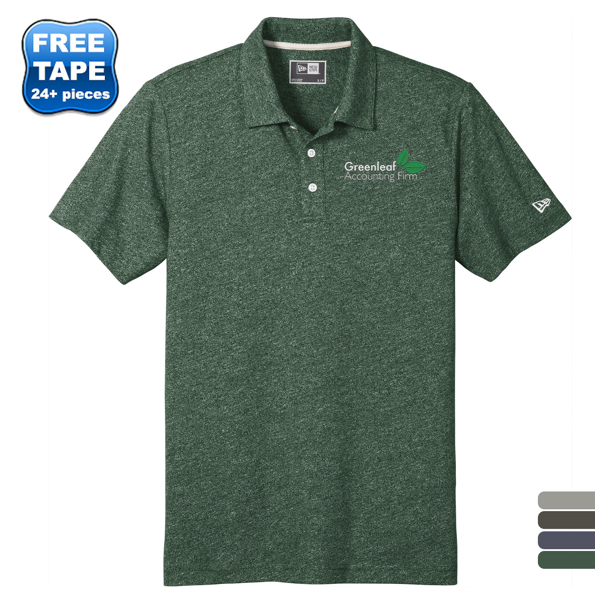 Product Photo 1 New Era® Slub Twist Men's Polo