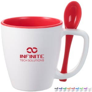 Stir'N Sip Mug™ w/ Spoon, 16oz. - EV2225