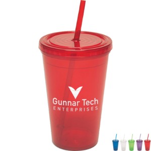 Semi-Pro Tumbler w/ Straw, 16 oz. - EV2229
