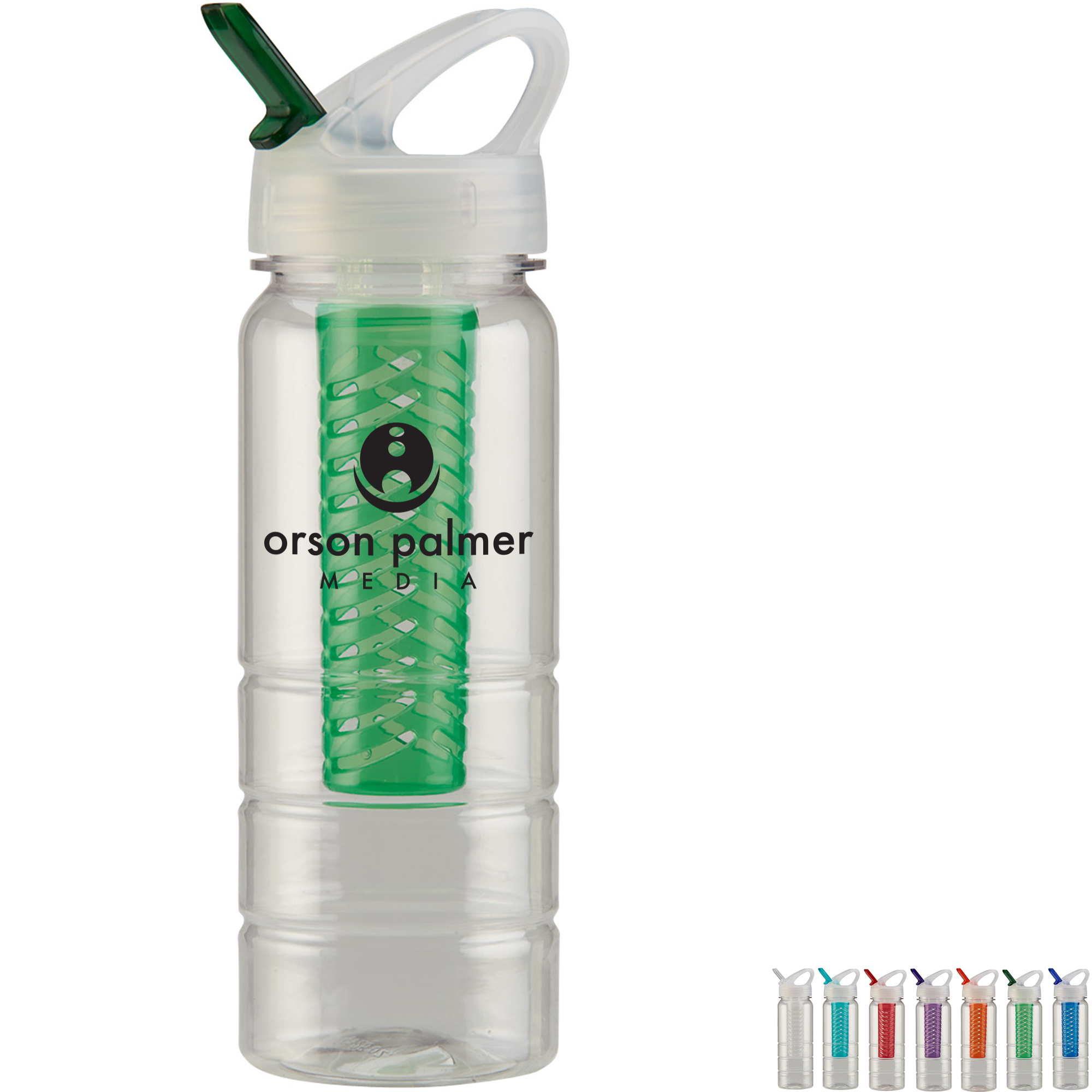 Product Photo 1 PolySure Ridge Bottle with Fruit Infuser, 25 oz.