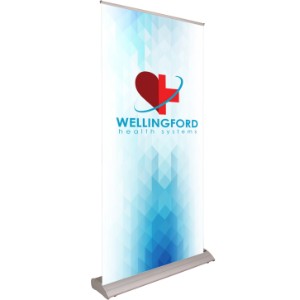 Deluxe Pro Retractor Single-Banner Kit, 46-1/2" - DY3902