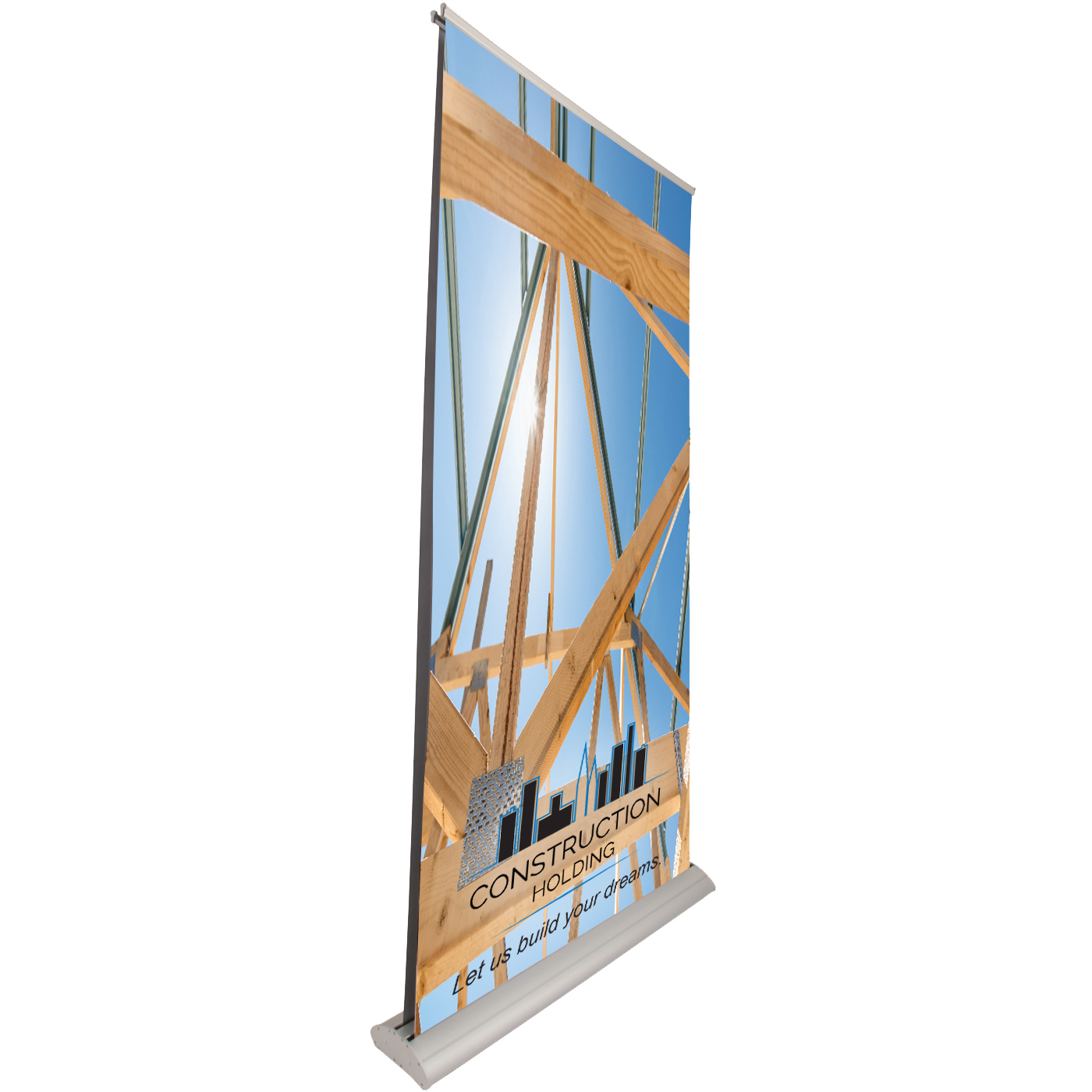 Product Photo 1 Deluxe Pro Retractor Double-Banner Kit, 33-1/2"