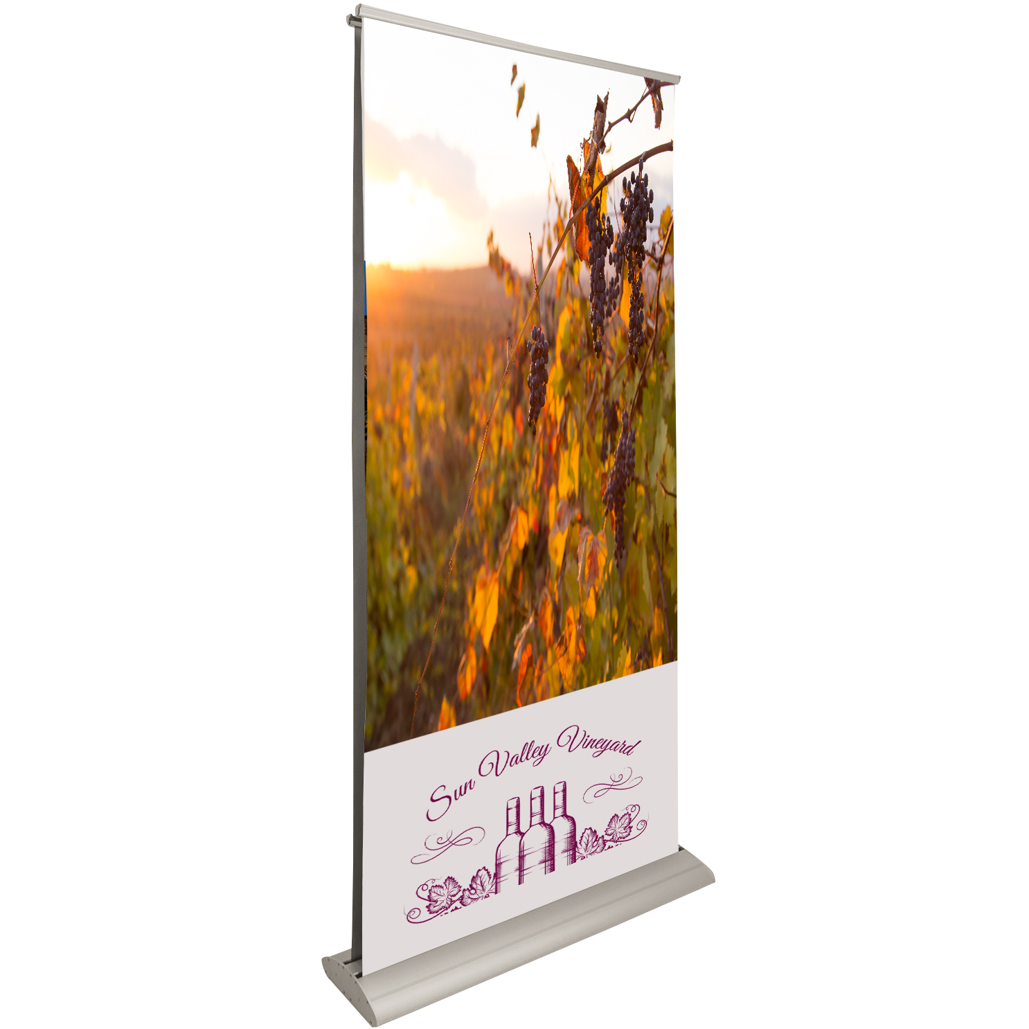 Product Photo 1 Deluxe Pro Retractor Double-Banner Kit, 46-1/2"