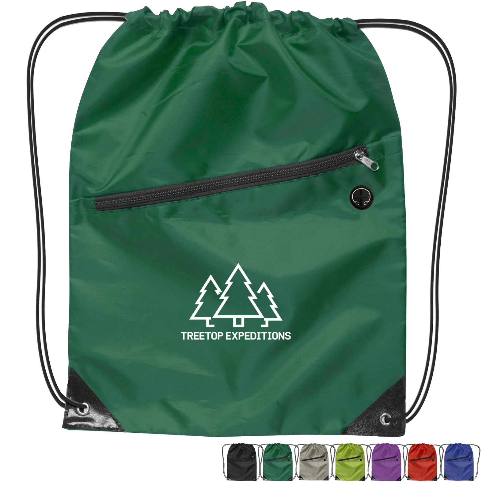 Product Photo 1 Drawstring Backpack W/ Zipper