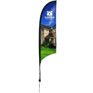 Premium Razor Sail Sign Kit with Ground Spike, 7' - DY3918