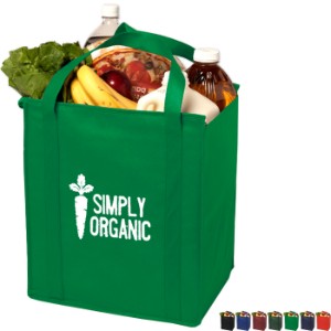 Insulated Large Non-Woven Grocery Tote - EV2547