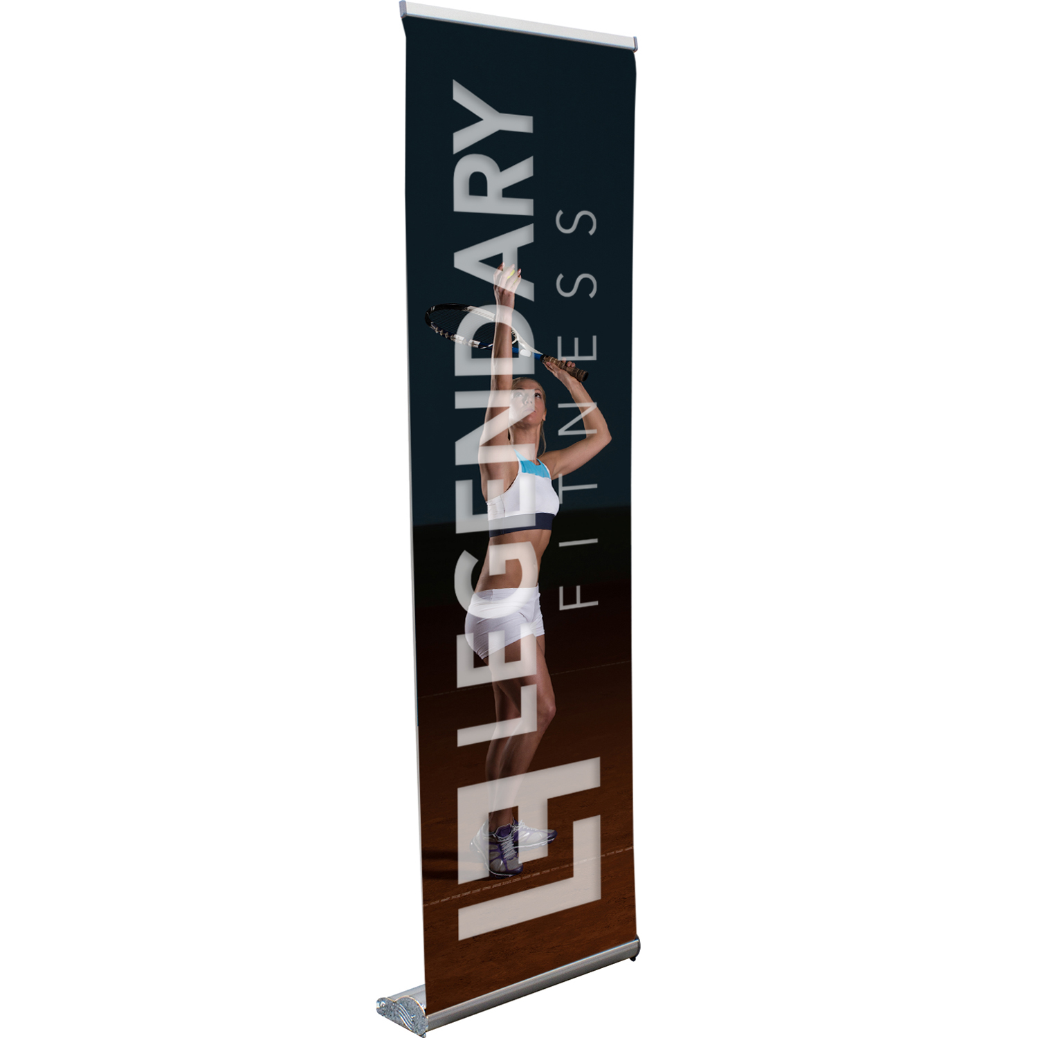 Product Photo 1 Stratus Opaque Fabric Retractor Banner Kit, 24"