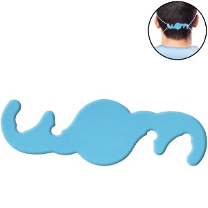 Face Mask Adjuster & Ear Saver, Blue Soft Flexible Plastic- IN STOCK - FME150