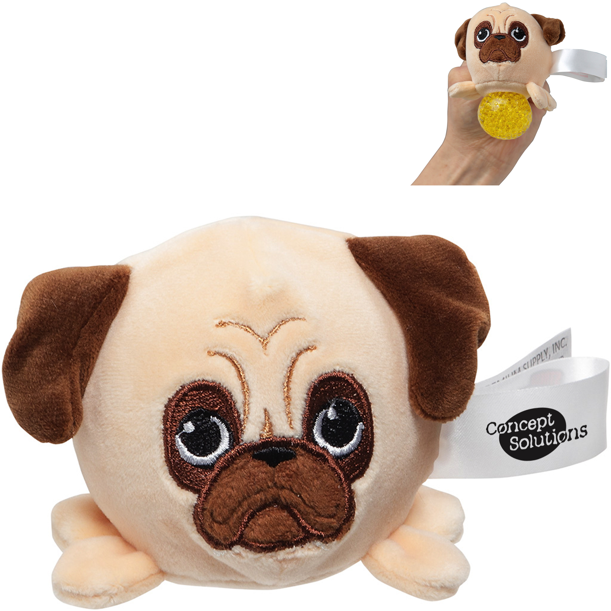 Product Photo 1 Pug Plush and Gel Stress Buster™