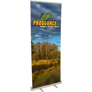Value Retractor Polypropylene Banner Display Kit, 31-1/2" - DY3959