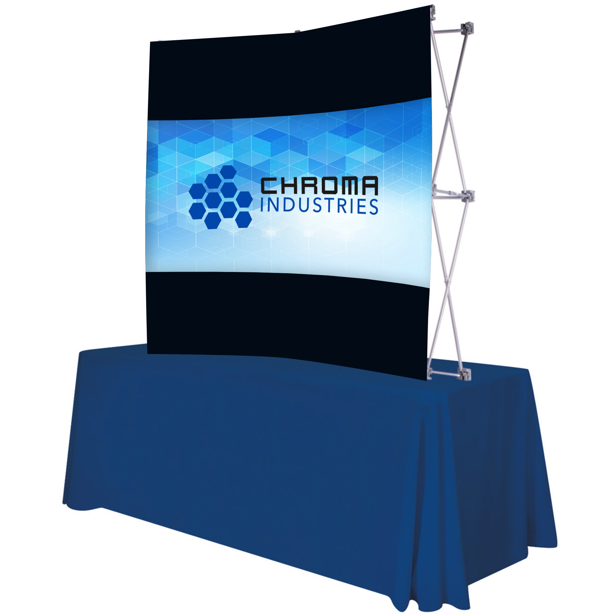 Product Photo 1 Curved Splash Tabletop Display Face Kit, 6'