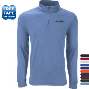 Vansport™ Zen Heather Jersey Men's Zip Pullover - VN2065