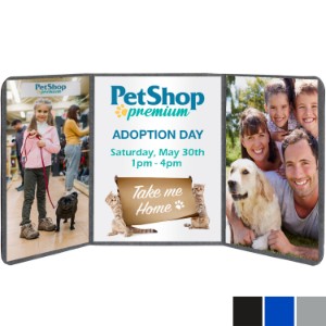 Dynamo Trifecta Display Kit with Graphic Panels, 4' - DY3968