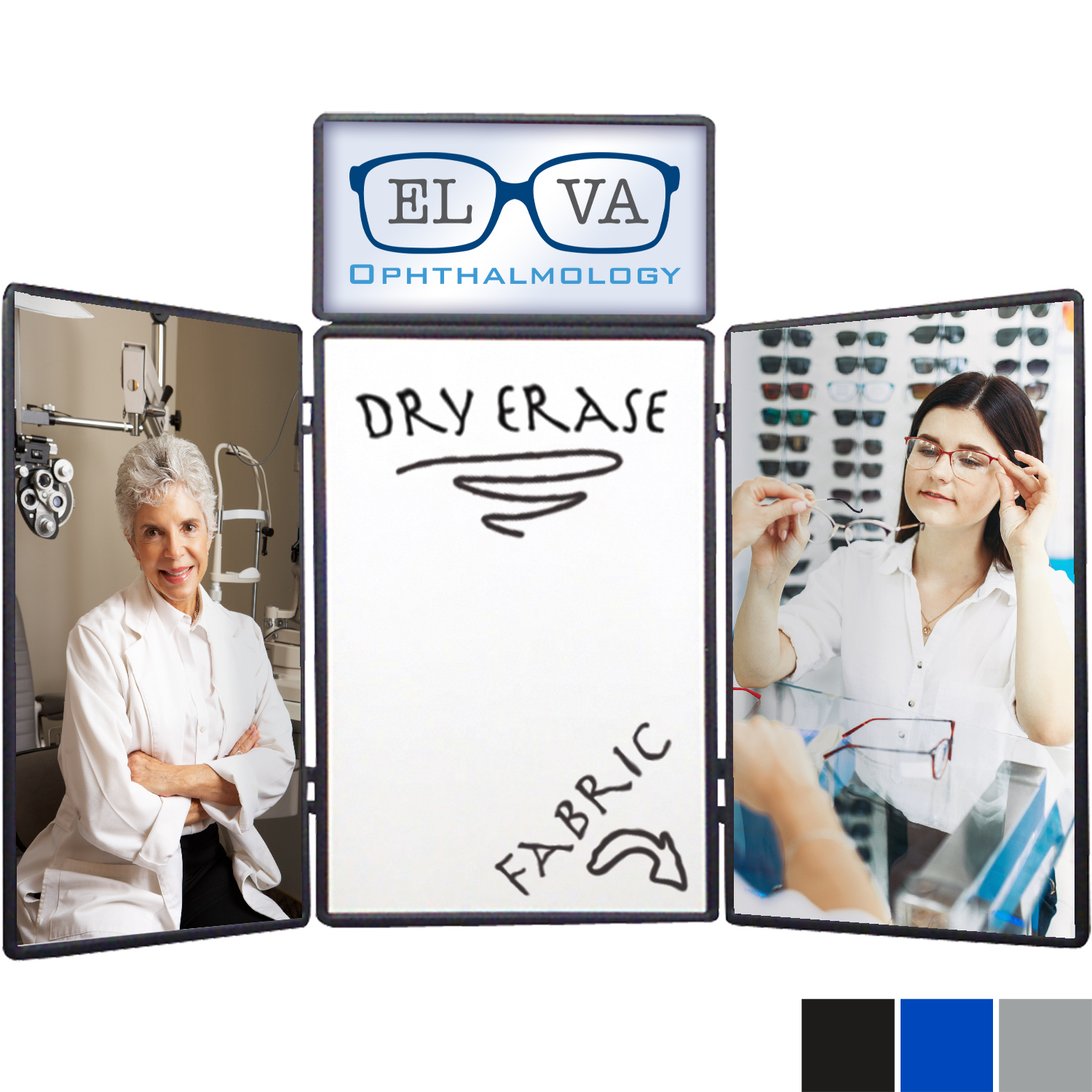 Product Photo 1 Show N' Write Tabletop Display with Graphic Panels, 6'