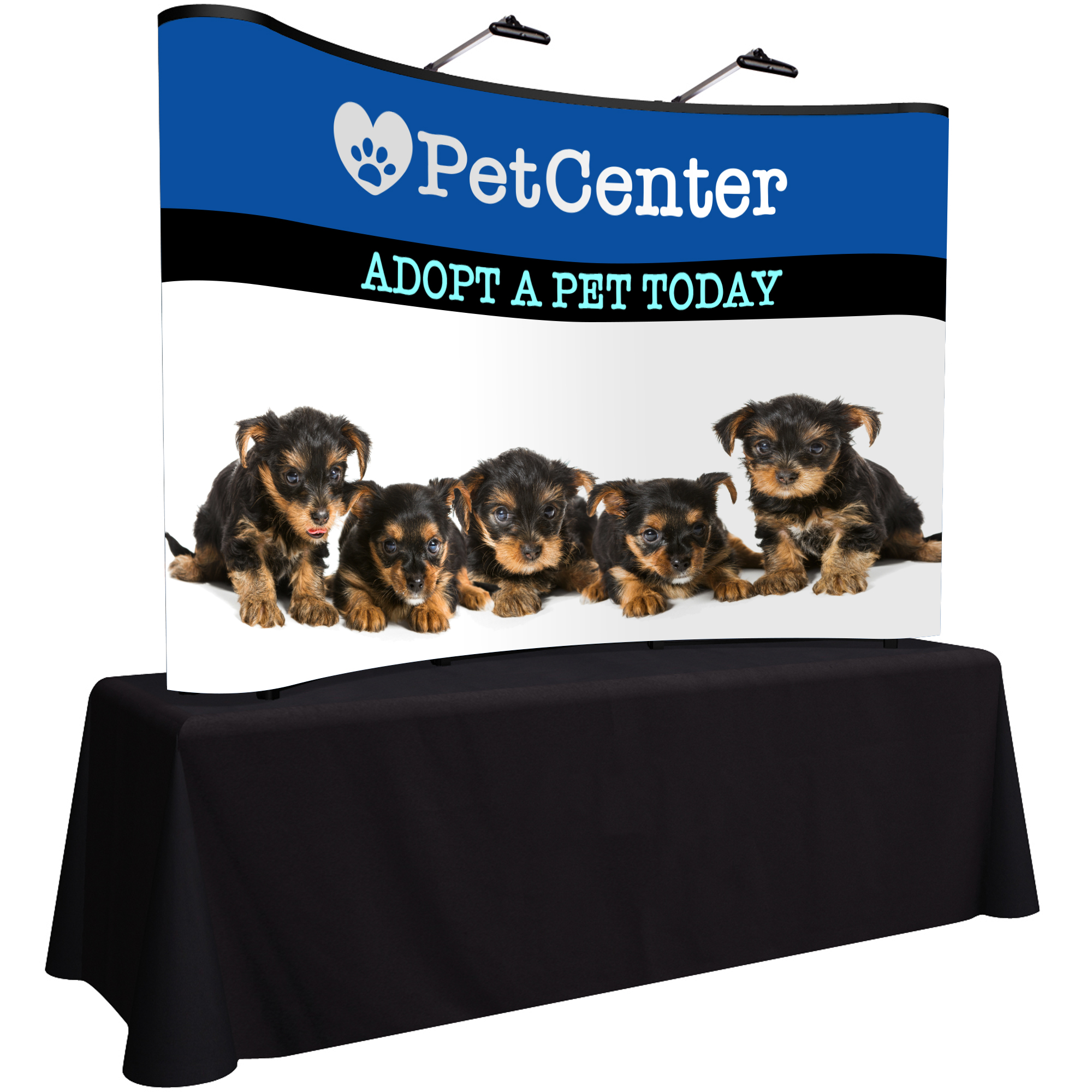 Product Photo 1 Arise Tabletop Full Mural Display Kit, 8'