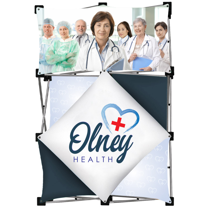 Product Photo 1 Micro GeoMetrix Diamond Double Stack Display Kit, 46" x 31"