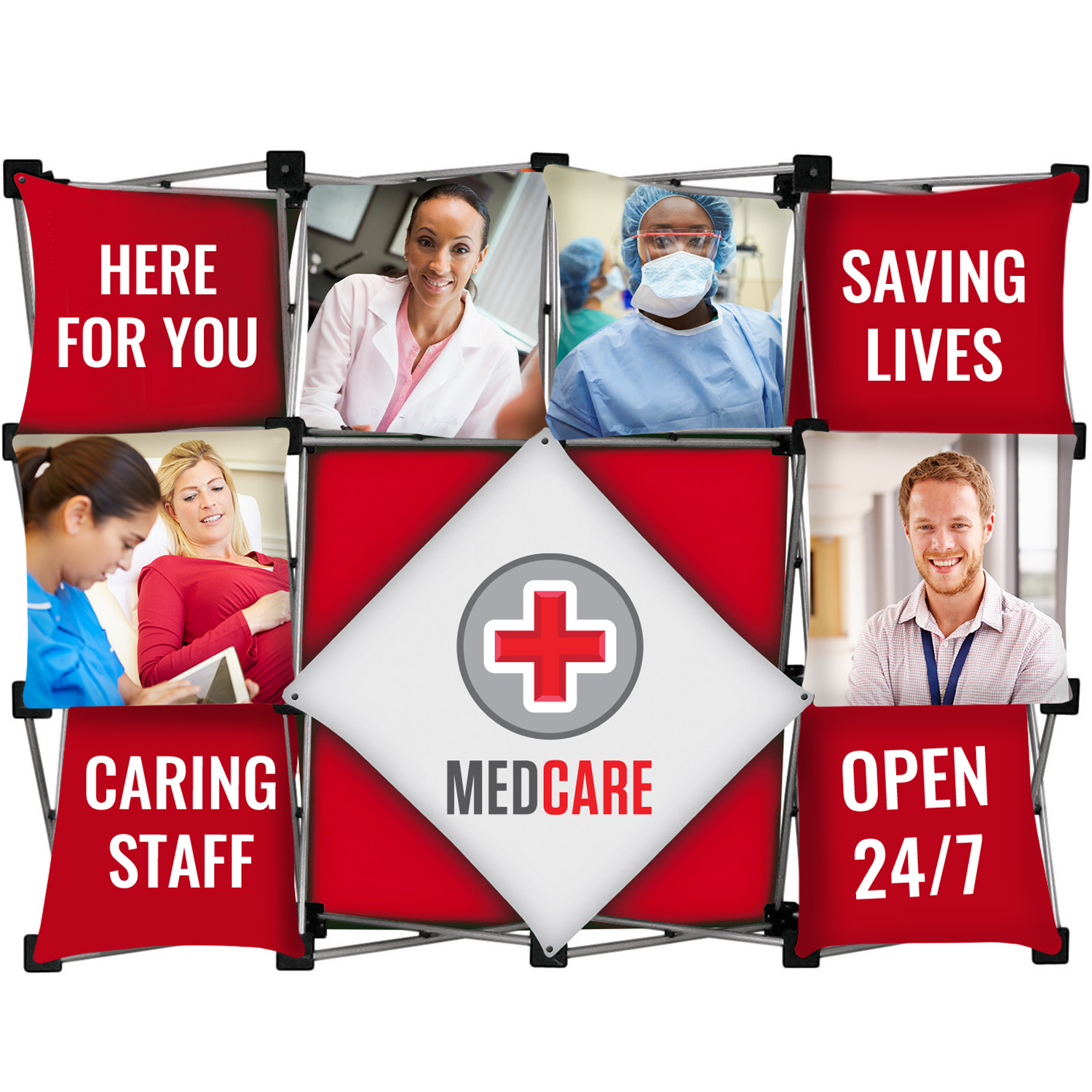 Product Photo 1 Micro GeoMetrix Patchwork Display Kit, 60" x 46"