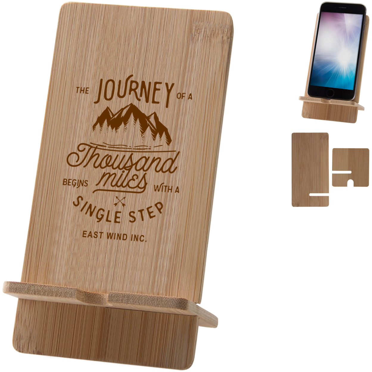 Product Photo 1 Bamboo Wood Cell Phone Stand