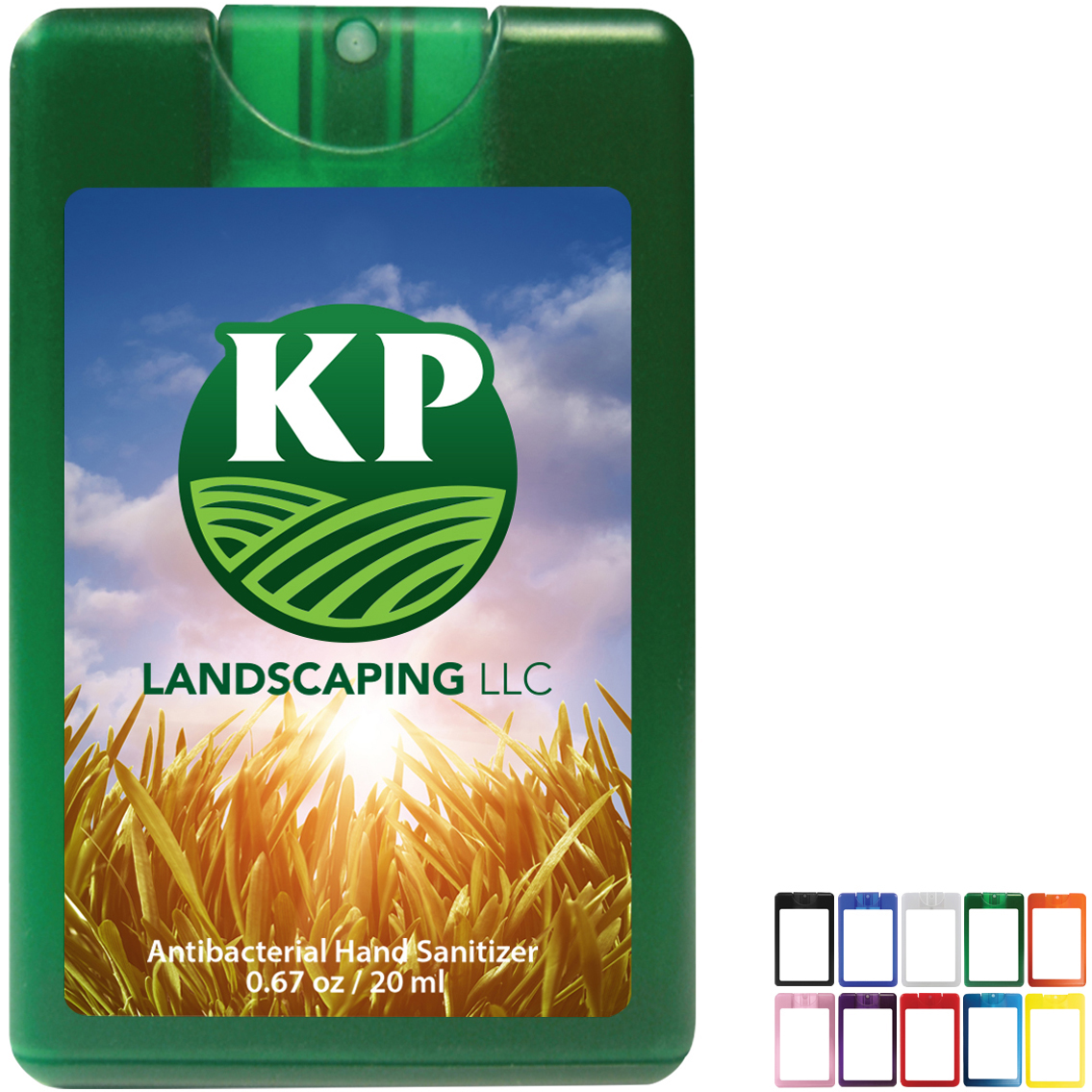 Product Photo 1 Credit Card Style Antibacterial Hand Sanitizer Spray, .67oz.