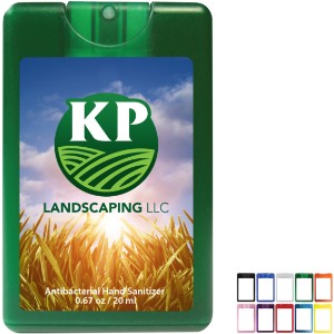 Credit Card Style Antibacterial Hand Sanitizer Spray, .67oz. - TK7001