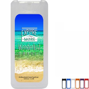 Mini Credit Card Style Antibacterial Hand Sanitizer Spray, .40oz. - TK7002