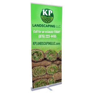 Economy Plus Retractor Banner Display Kit, 31-1/2" - DY4012