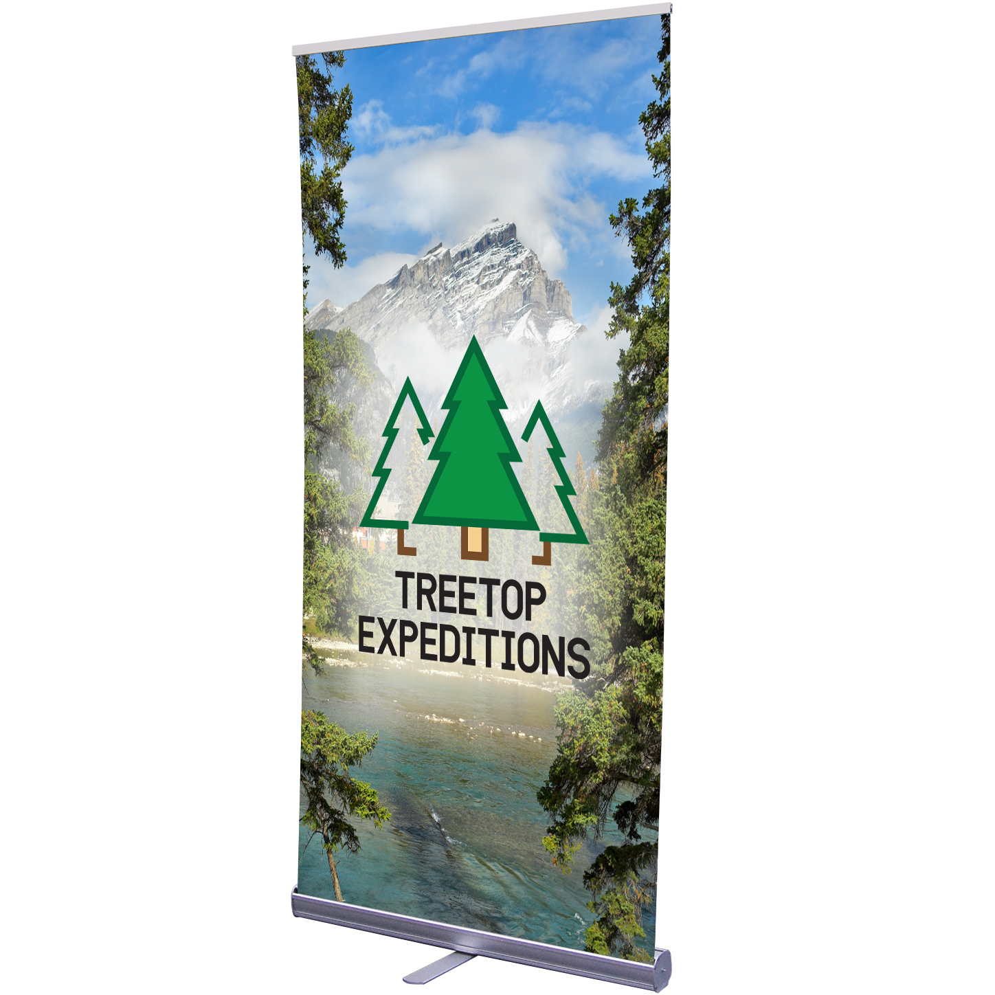 Product Photo 1 Economy Plus Retractor Banner Display Kit with Hybrid Media, 33-1/2"
