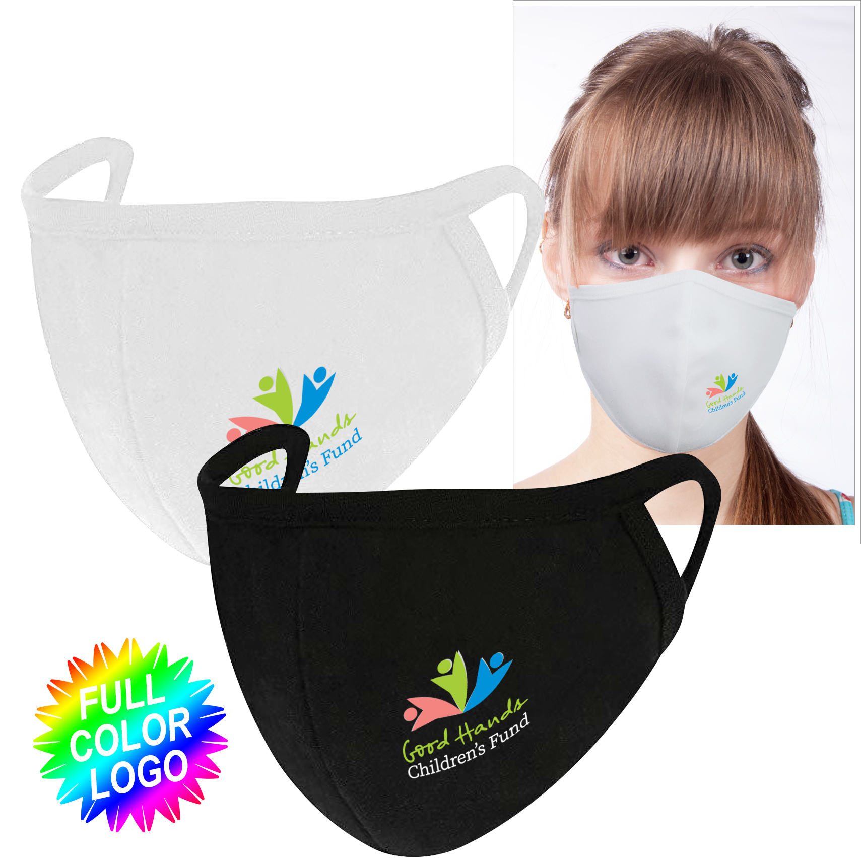 Product Photo 1 Reusable Washable Double Layer Cotton Poly Face Mask