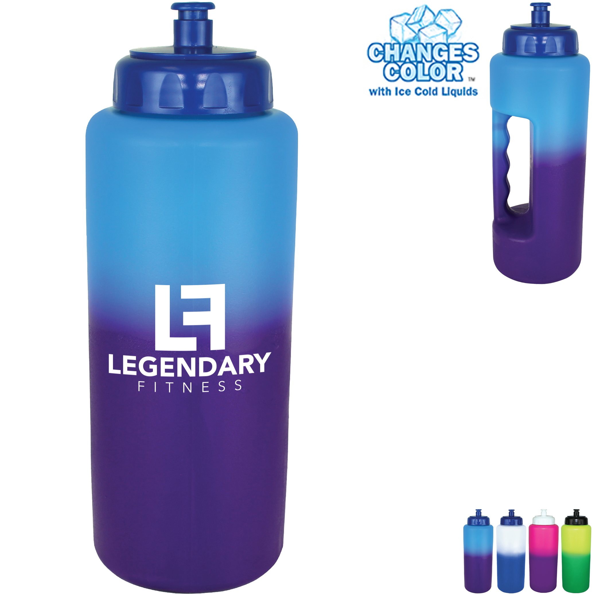 Product Photo 1 Mood Grip Bottle with Push 'n Pull Cap, 32oz.