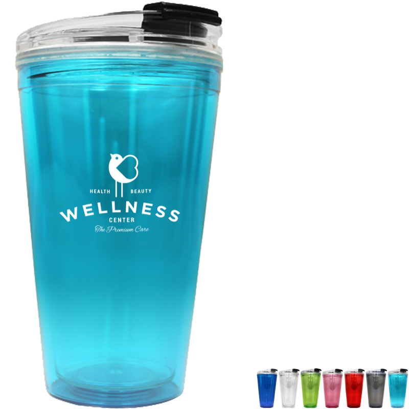 Product Photo 1 Victory Acrylic Tumbler with Flip Top Lid, 16oz.
