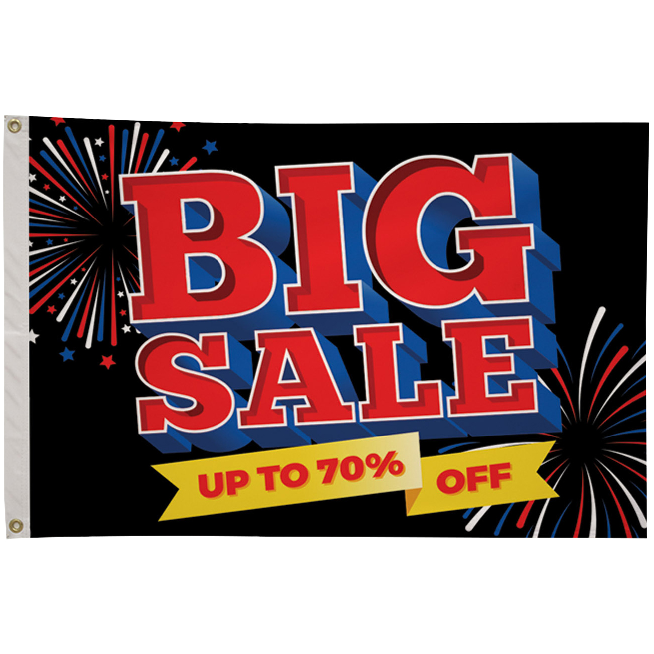 Product Photo 1 Polyester Double Sided Flag, 2' x 3'