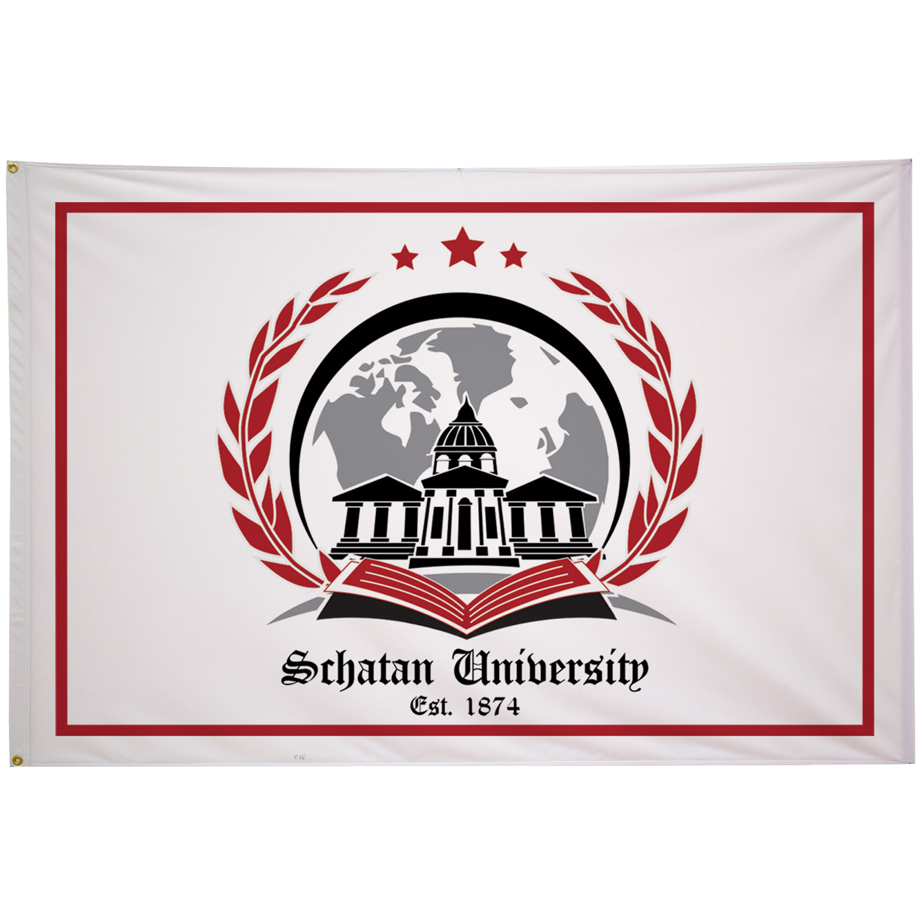 Product Photo 1 Polyester Double Sided Flag, 4' x 6'