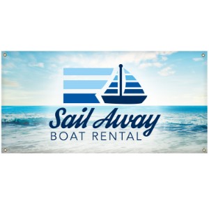 Smooth 13oz. Vinyl Banner, 2' x 4' - DY4089