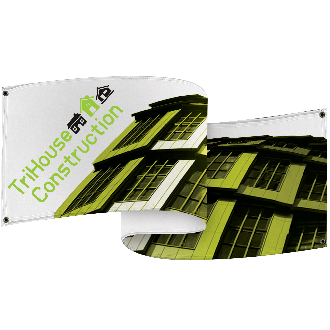 Product Photo 1 Poly Poplin Fabric Banner, 2' x 4'