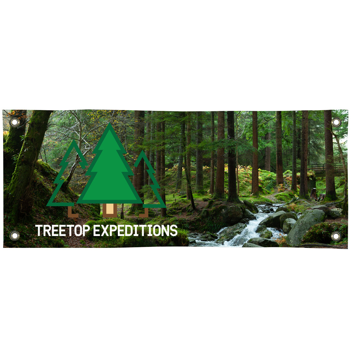 Product Photo 1 Poly Poplin Fabric Banner, 2' x 5'