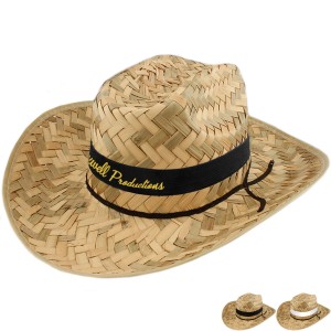 Straw Cowboy Barn Dance Hat - BX1410
