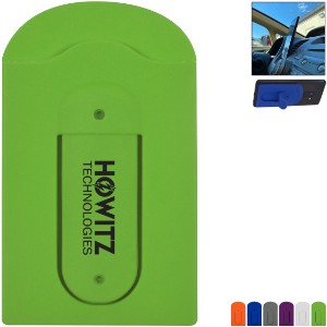 Silicone Vent Phone Wallet w/ Stand - HT4908