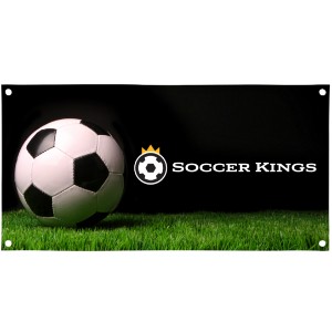 Poly Poplin Fabric Banner, 4' x 8' - DY4101