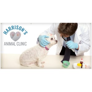 Vinyl 13oz. Outdoor Banner, 3' x 6' - DY4104