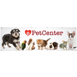 Vinyl 13oz. Outdoor Banner, 3' x 10' - DY4106