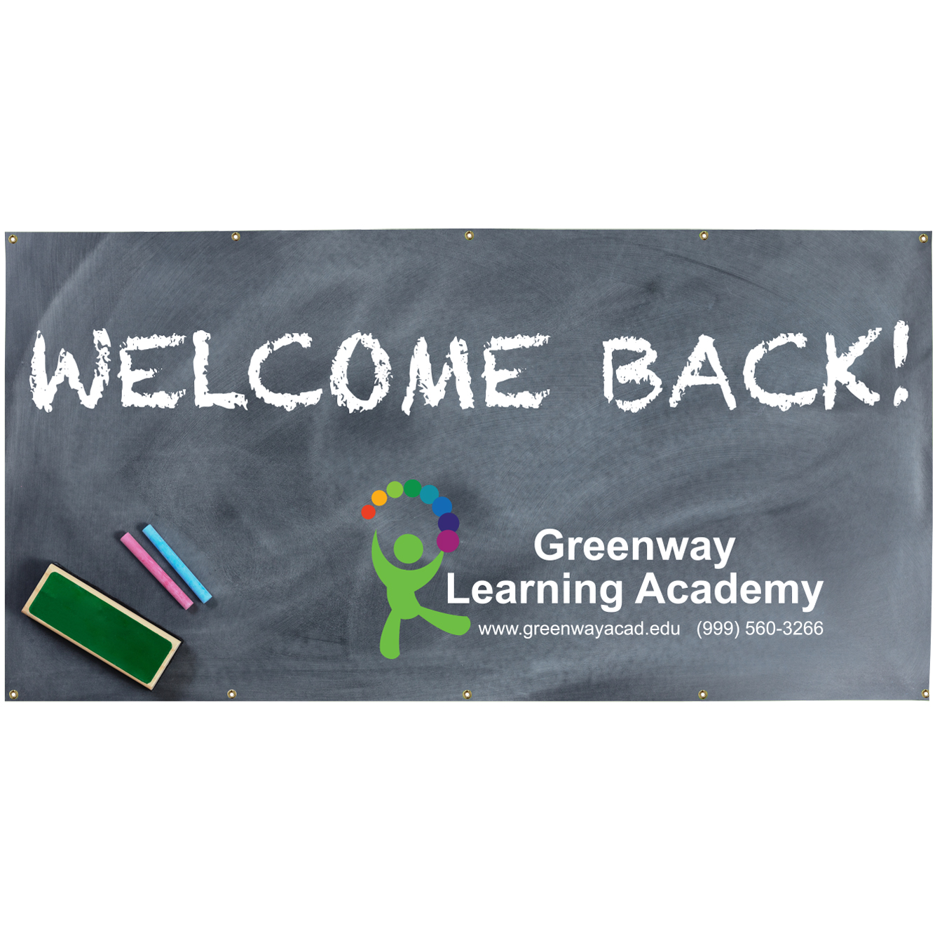 Product Photo 1 Vinyl 18oz. Outdoor Banner, 4' x 8'