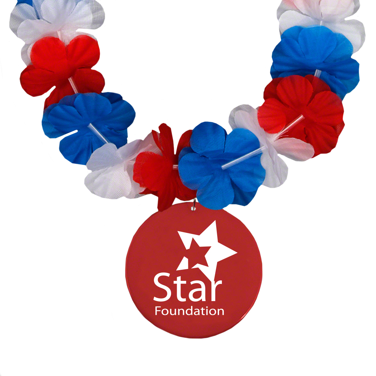 Product Photo 1 Patriotic Flower Lei Necklace